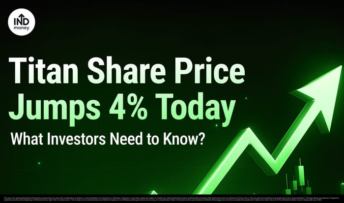 image with title "Titan Share Price Jumps 4% Today: What Investors Need to Know ?" image with title "Titan Share Price Jumps 4% Today: What Investors Need to Know ?"