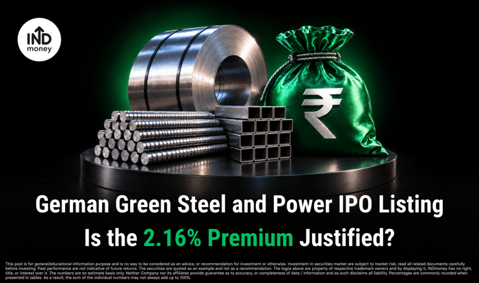 German Green Steel and Power IPO lists at 2.16% premium German Green Steel and Power IPO lists at 2.16% premium