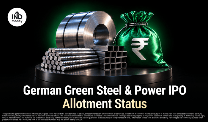 German Green Steel & Power's IPO allotment status German Green Steel & Power's IPO allotment status