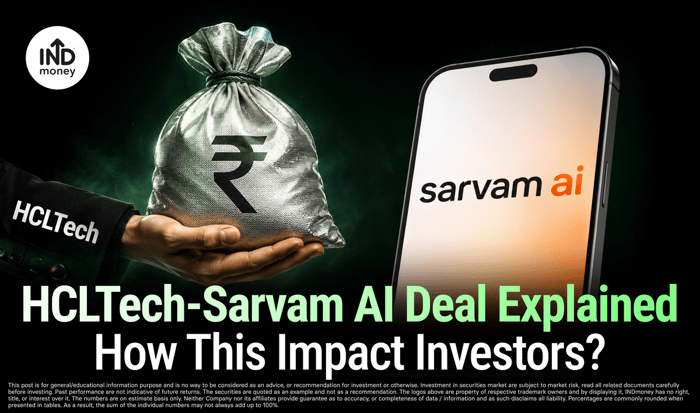 image with title "HCLTech-Sarvam AI Deal Explained How This Impact Investors?" image with title "HCLTech-Sarvam AI Deal Explained How This Impact Investors?"