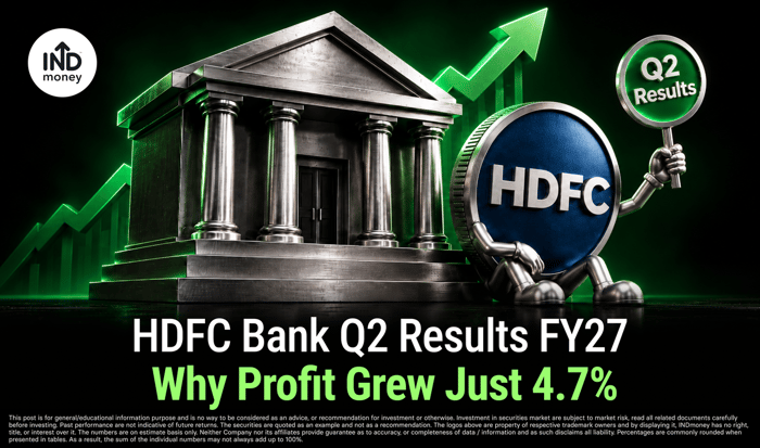 image with title "HDFC Bank Q2 Results FY27: Why Profit Grew Just 4.7%"