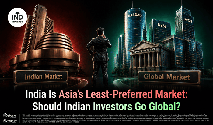 India Is Asia’s Least-Preferred Market: Should Indian Investors Go Global? India Is Asia’s Least-Preferred Market: Should Indian Investors Go Global?