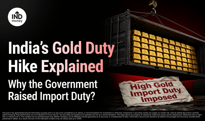 image with title "India’s Gold Duty Hike Explained Why the Government Raised Import Duty"
