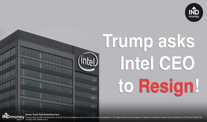 Intel CEO asked to resign by Donald Trump Intel CEO asked to resign by Donald Trump