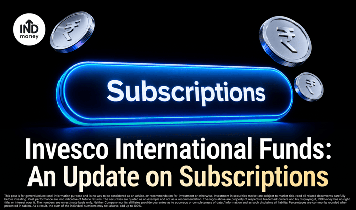 Invesco International Funds: An Update on Subscriptions Invesco International Funds: An Update on Subscriptions