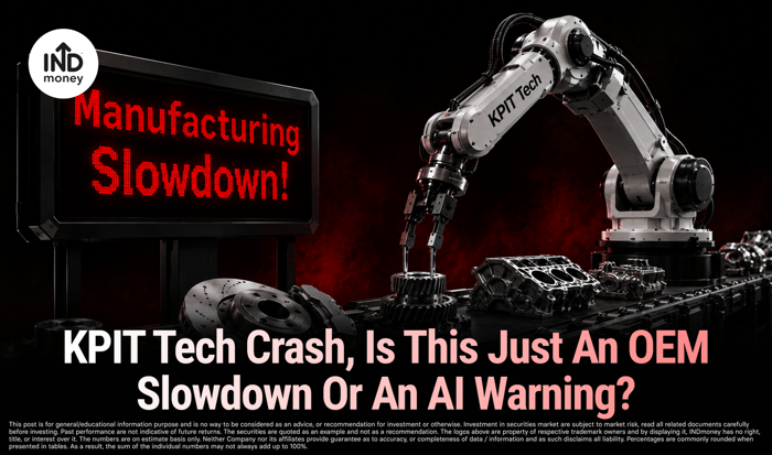 image with title "KPIT Tech Crash: Is This Just An OEM Slowdown Or An AI Warning? " image with title "KPIT Tech Crash: Is This Just An OEM Slowdown Or An AI Warning? "