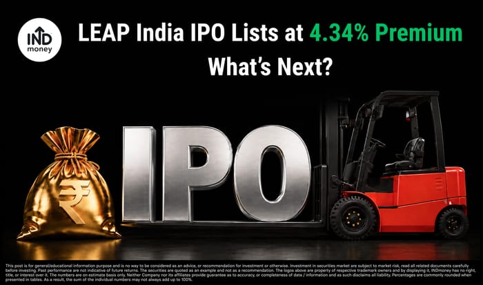 LEAP India IPO Lists at 4.34% Premium
