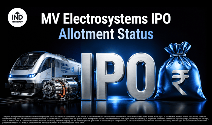 MV Electrosystems IPO Allotment Status: KFinTech, BSE, NSE MV Electrosystems IPO Allotment Status: KFinTech, BSE, NSE