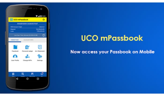 UCO Bank mPassbook