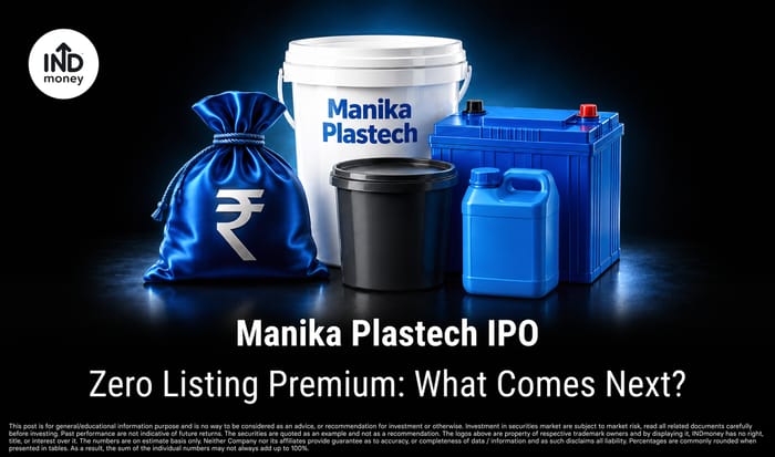 Manika Plastech IPO Lists Flat Manika Plastech IPO Lists Flat