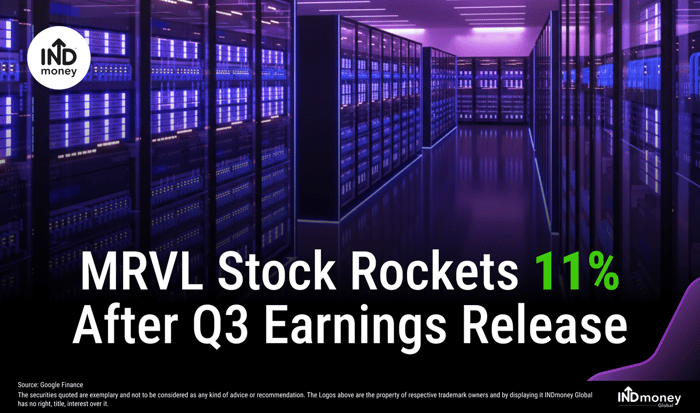 MRVL Stock Rockets 11% After Q3 Earnings Release MRVL Stock Rockets 11% After Q3 Earnings Release