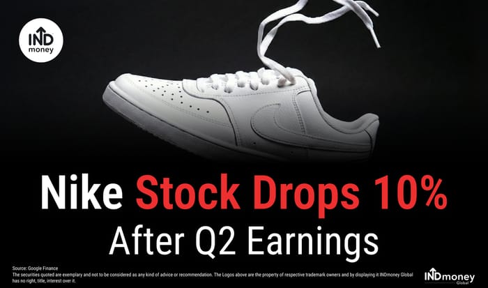 Nike Stock Drops 10% After Q2 Earnings