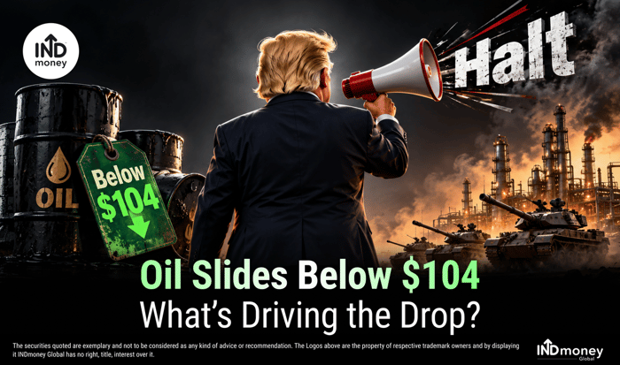 Oil Slides Below $104: What’s Driving the Drop?