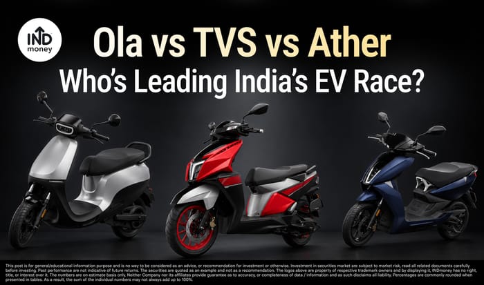 Ola Electric vs TVS vs Bajaj vs Ather: Who’s Leading India’s EV Race? Ola Electric vs TVS vs Bajaj vs Ather: Who’s Leading India’s EV Race?