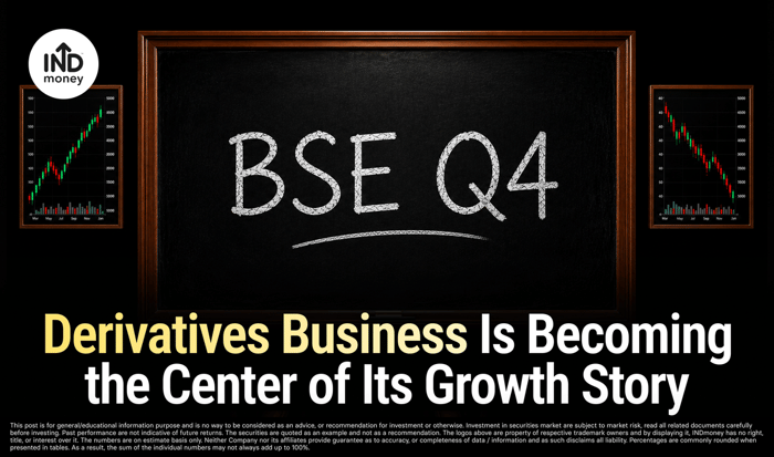 image with title "BSE Q4 Derivatives Business Is Becoming the Center of Its Growth Story"