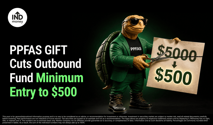 Parag Parikh’s PPFAS GIFT Cuts Outbound Fund Minimum Entry to $500 Parag Parikh’s PPFAS GIFT Cuts Outbound Fund Minimum Entry to $500