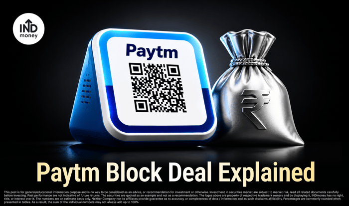 image with title "Paytm Block Deal Explained"