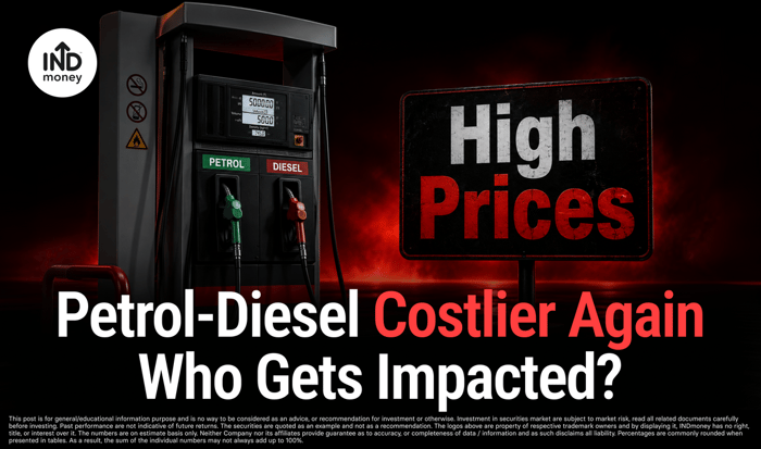 image with title "Petrol-Diesel Costlier Again Who Gets Impacted?" image with title "Petrol-Diesel Costlier Again Who Gets Impacted?"