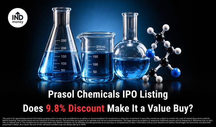Prasol Chemicals IPO Lists at 9.8% Discount