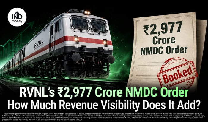image with title "RVNL’s ₹2,977 Crore NMDC Order Explained: Revenue Visibility & Investor Impact" image with title "RVNL’s ₹2,977 Crore NMDC Order Explained: Revenue Visibility & Investor Impact"