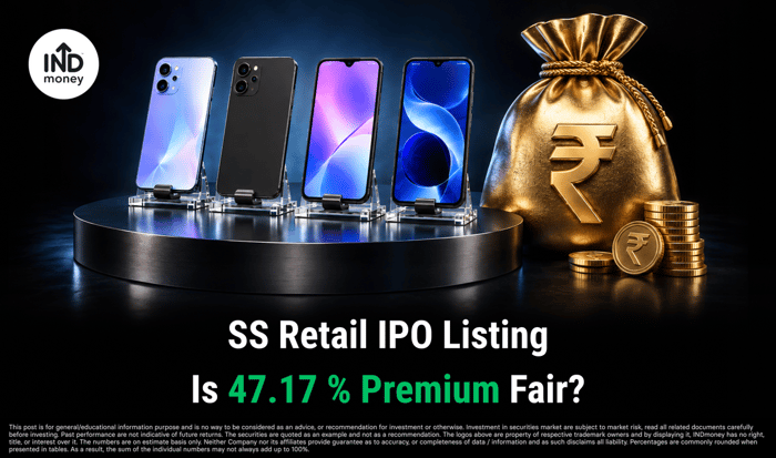 SS Retail IPO lists a  47.17% premium
