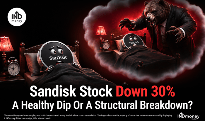 Sandisk Stock Down 30%; A Healthy Dip Or A Structural Breakdown? Sandisk Stock Down 30%; A Healthy Dip Or A Structural Breakdown?