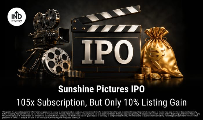 Sunshine Pictures IPO Lists at 10% Premium