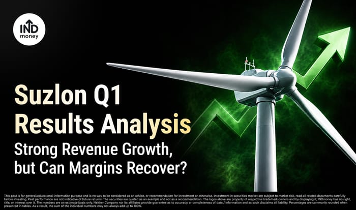 image with title "Suzlon Q1 Results Analysis Strong Revenue Growth, but Can Margins Recover?" image with title "Suzlon Q1 Results Analysis Strong Revenue Growth, but Can Margins Recover?"