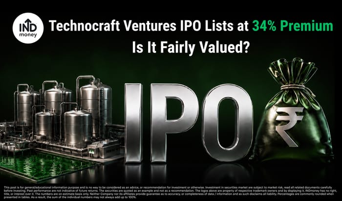 Technocraft Ventures IPO Lists at 34% Premium