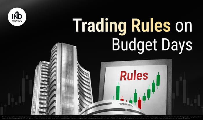 image with title "Trading Rules on Budget Days"