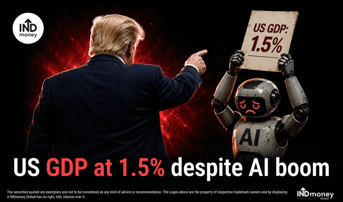 US GDP at 1.5% despite AI boom US GDP at 1.5% despite AI boom