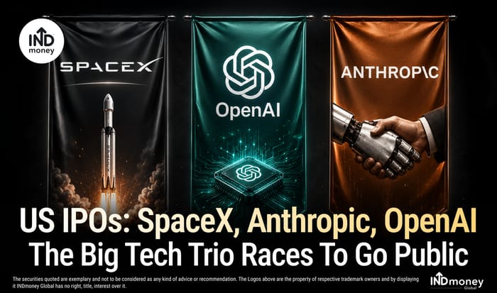 US IPOs: SpaceX, Anthropic, OpenAI; The Big Tech Trio Races To Go Public