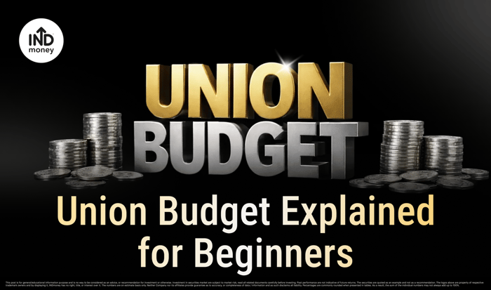 image with the title "Union Budget Explained for Beginners"