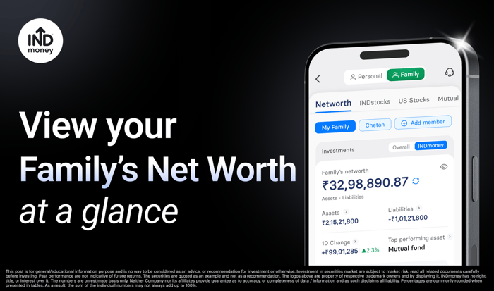 View your family's net worth at a galnce View your family's net worth at a galnce