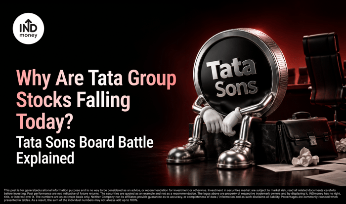 image with title "Why Are Tata Group Stocks Falling Today? Tata Sons Board Battle Explained" image with title "Why Are Tata Group Stocks Falling Today? Tata Sons Board Battle Explained"