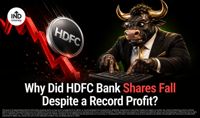 Why Did HDFC Bank Shares Fall Despite a ₹19,060 Crore Profit? Why Did HDFC Bank Shares Fall Despite a ₹19,060 Crore Profit?