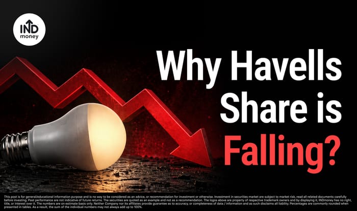 image with title "Why Havells Share is Falling ?"