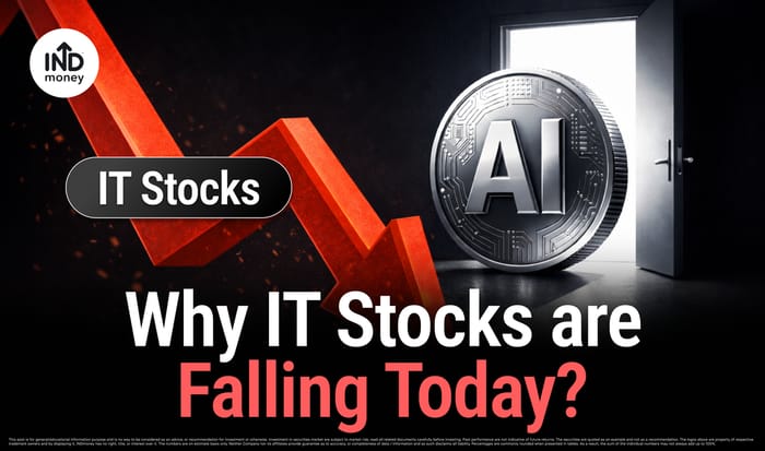 image with title "Why IT Stocks are Falling Today"