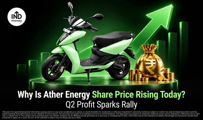 image with title "Why Is Ather Energy Share Price Rising Today? Q2 Profit Sparks Rally" image with title "Why Is Ather Energy Share Price Rising Today? Q2 Profit Sparks Rally"