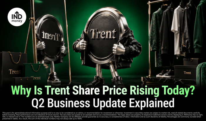 image with title "Why Is Trent Share Price Rising Today? Q2 Business Update Explained"