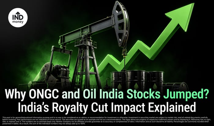 image with title "Why ONGC and Oil India Stocks Jumped India’s Royalty Cut Impact Explained" image with title "Why ONGC and Oil India Stocks Jumped India’s Royalty Cut Impact Explained"