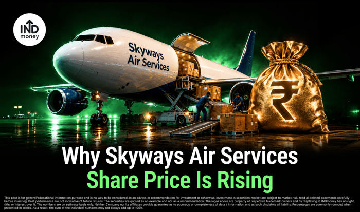 image with title "Why Skyways Air Services Share Price Is Rising" image with title "Why Skyways Air Services Share Price Is Rising"