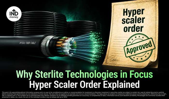 image with title "Why Sterlite technologies in focus Hyper scaler order explained"