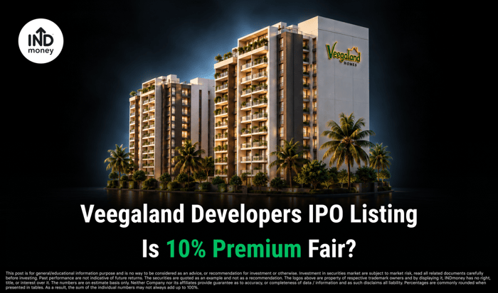 Veegaland Developers IPO lists at 10% Premium