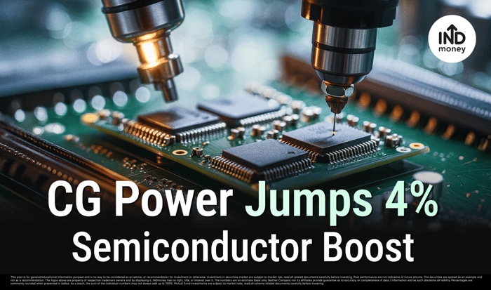 CG Power Jumps 4% Semiconductor Boost CG Power Jumps 4% Semiconductor Boost