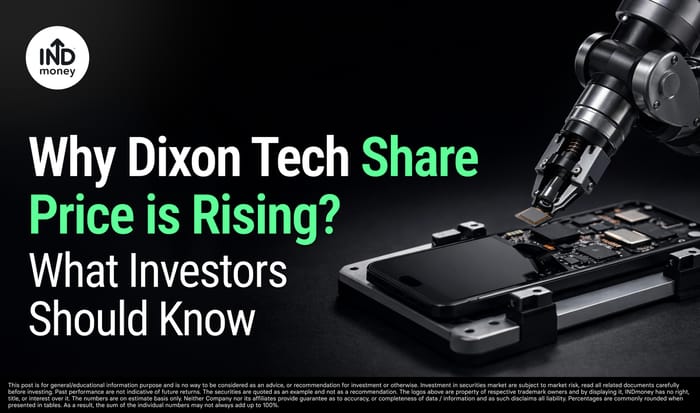 image with title "Why Dixon Tech Share Price is Rising What Investors Should Know"