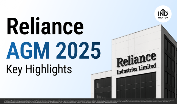 Reliance AGM 2025,  Key Announcement