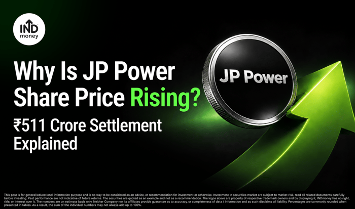 Image with title "Why Is JP Power Share Price Rising? ₹511 Crore Settlement Explained" Image with title "Why Is JP Power Share Price Rising? ₹511 Crore Settlement Explained"