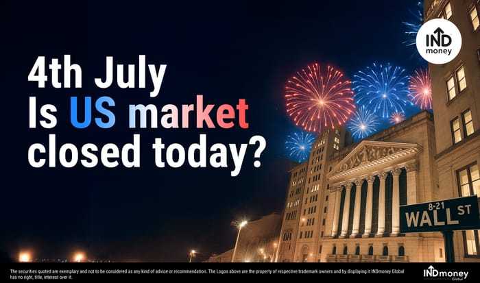 Is the stock market closed today for 4th July US Holiday?