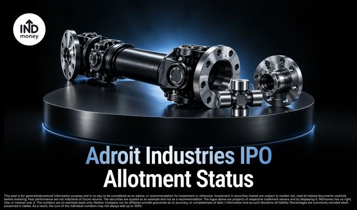 Adroit Industries IPO Allotment Status: Bigshare Services, BSE, NSE Adroit Industries IPO Allotment Status: Bigshare Services, BSE, NSE